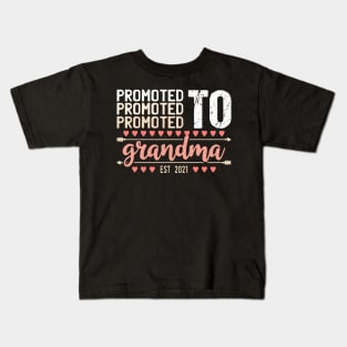 Promoted To Grandma Kids T-Shirt